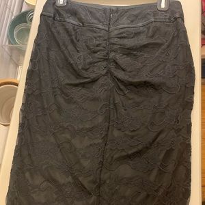 Bebe - Black Lace Pencil Skirt